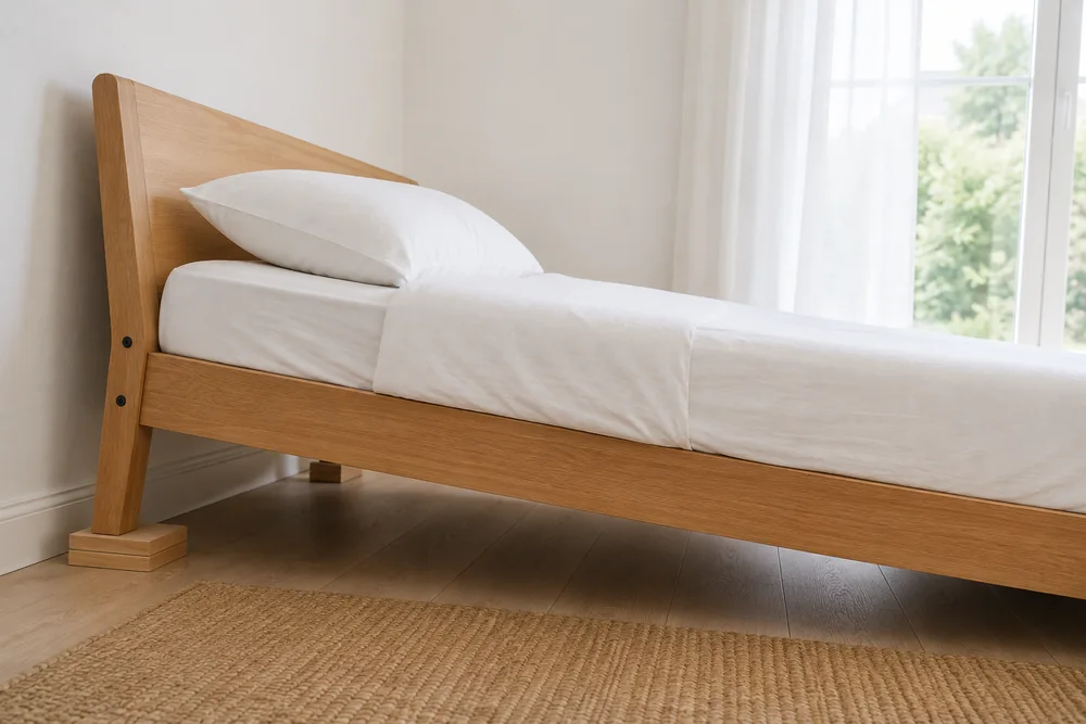 Cabecero elevado para dormir con el torso ligeramente incorporado