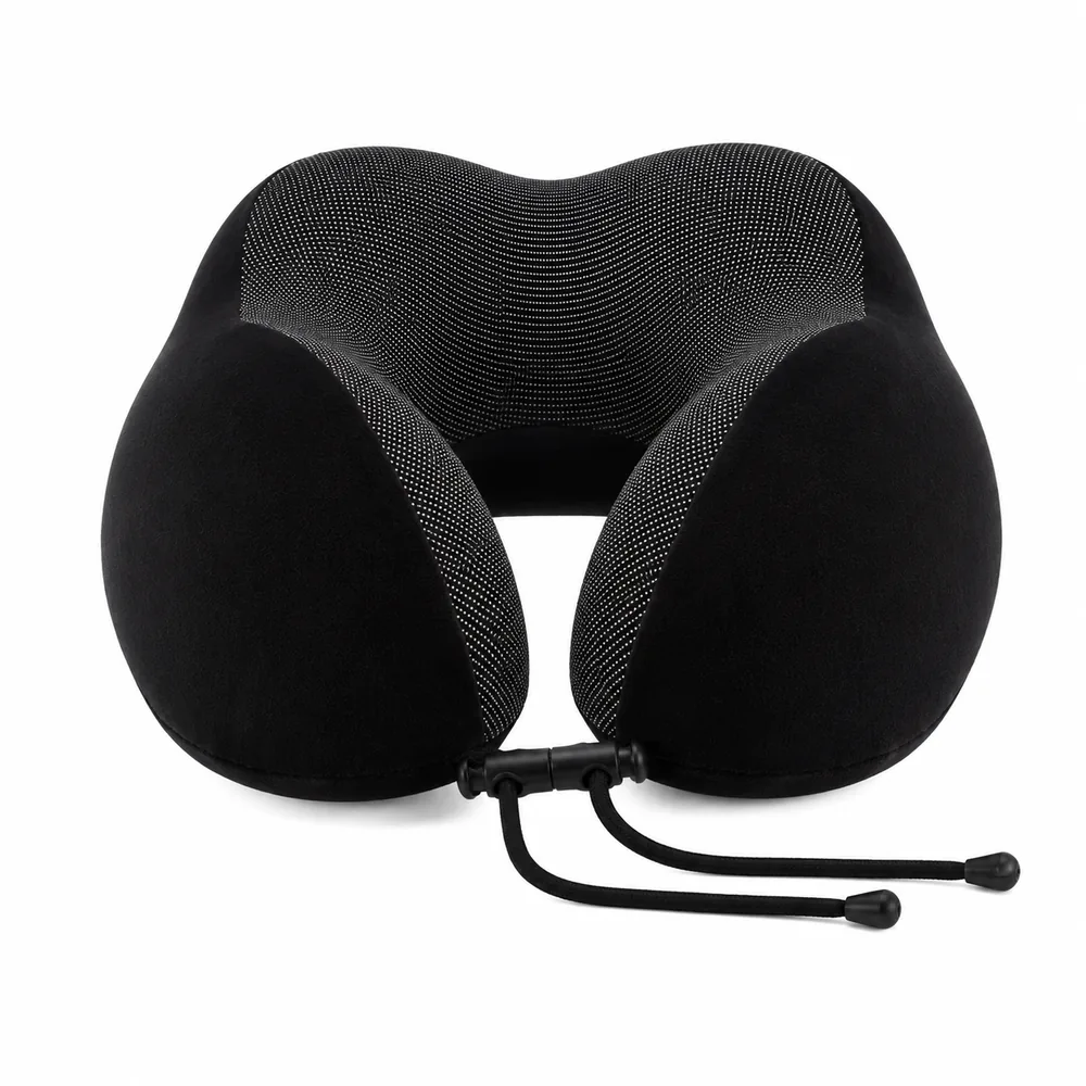 Color de la almohada de viaje: Negro